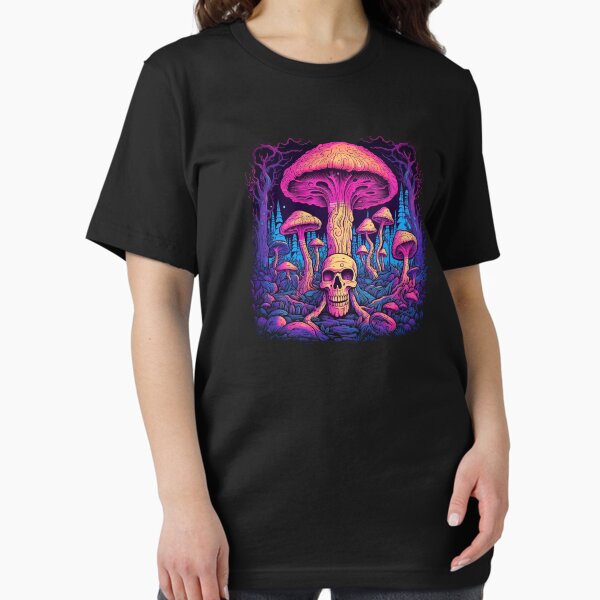 Item preview, Psychedelic Skull and 'Shrooms #8 designed and sold by CoutureCrypt.