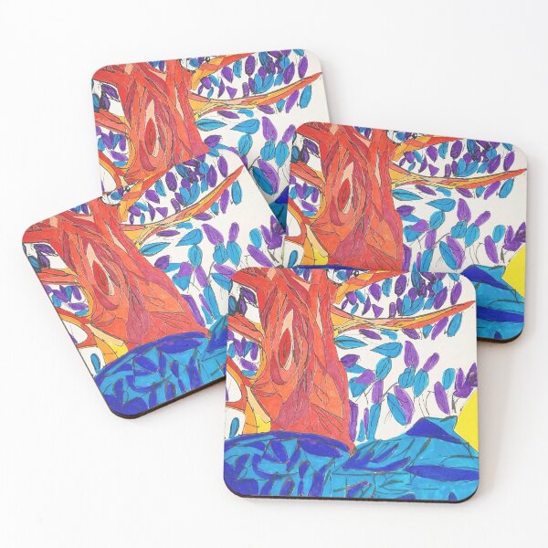 Item preview, Contrast Color Tree: orange, yellow, purple, and blue designed and sold by India2022.