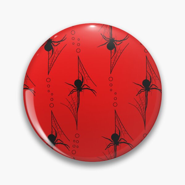 Item preview, Red Widow on a web repeating pattern designed and sold by TanyaRomeo.