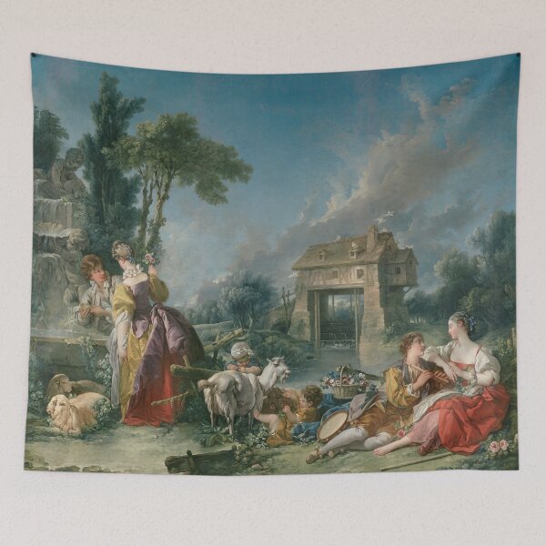 Item preview, The Fountain of Love | Francois Boucher | 1748 French Rococo Art designed and sold by CJET.