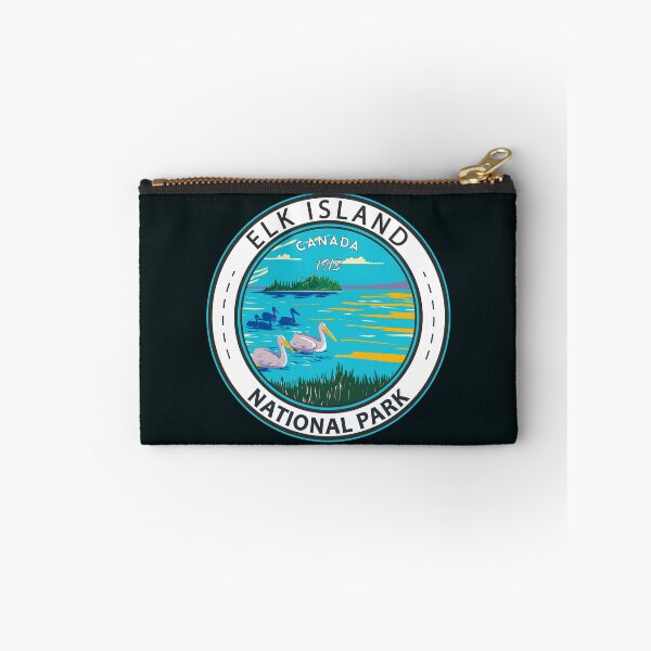 Item preview, Elk Island National Park Canada Pelican Badge designed and sold by KrisSidDesigns.
