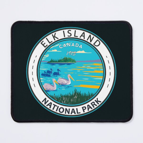 Item preview, Elk Island National Park Canada Pelican Badge designed and sold by KrisSidDesigns.