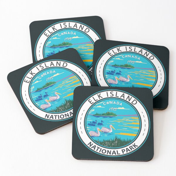 Item preview, Elk Island National Park Canada Pelican Badge designed and sold by KrisSidDesigns.