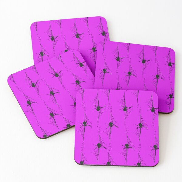 Item preview, Magenta Widow on a web repeating pattern  designed and sold by TanyaRomeo.