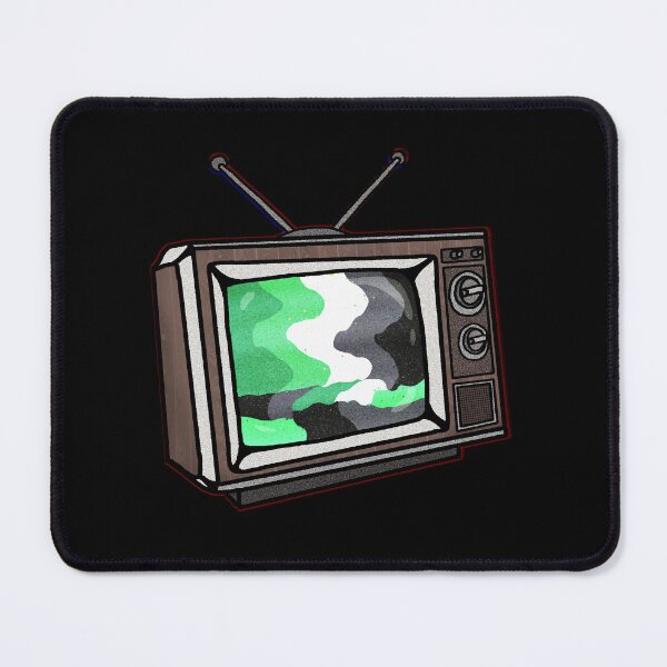 Item preview, Retro TV - Aromantic - Pride 2023  designed and sold by AmbiguousNothin.