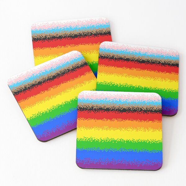 Item preview, LGBTQ+ community flag pixel art designed and sold by Axel-Speed.