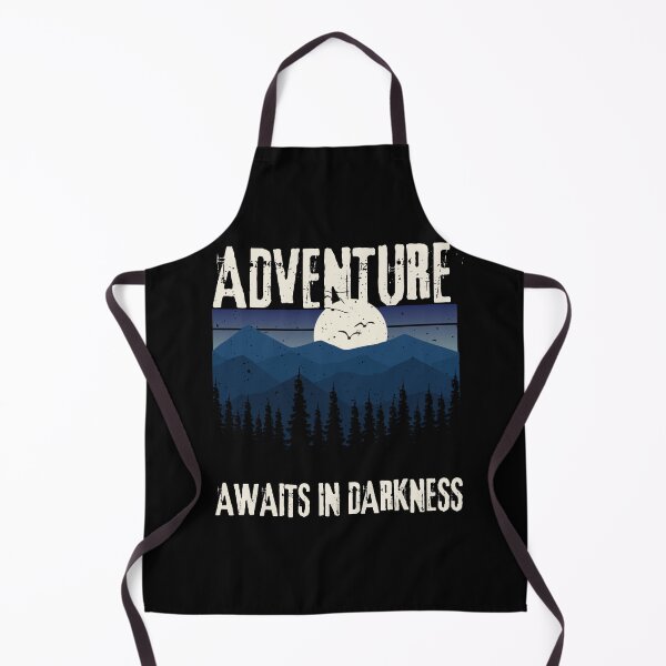 Item preview, Adventure Awaits In Darkness - Inspirational Hiking Quote designed and sold by Heartee.