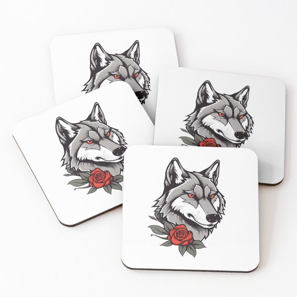 Item preview, Wolf With Flowers Girls,Wolf with flower,Wolf Lovers  designed and sold by JJT0724.