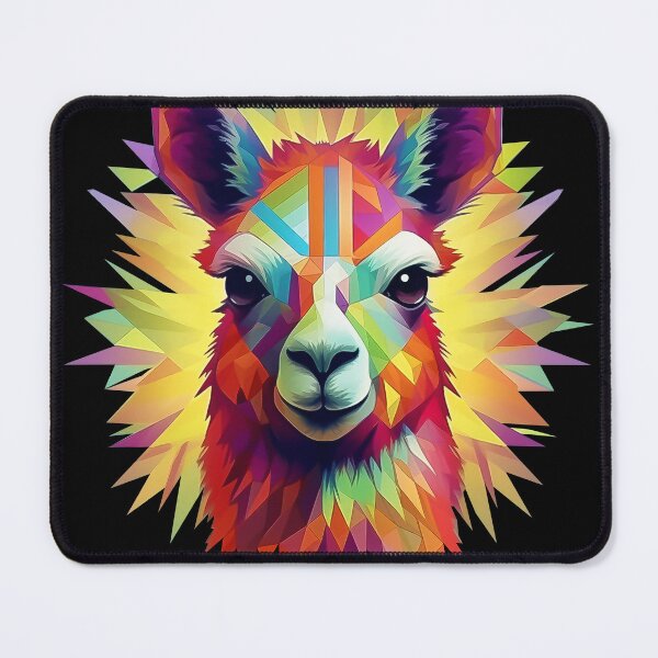 Item preview, Funny, friendly, cheeky and colorful - the llama (a portrait in the rainbow) designed and sold by utopio-art.