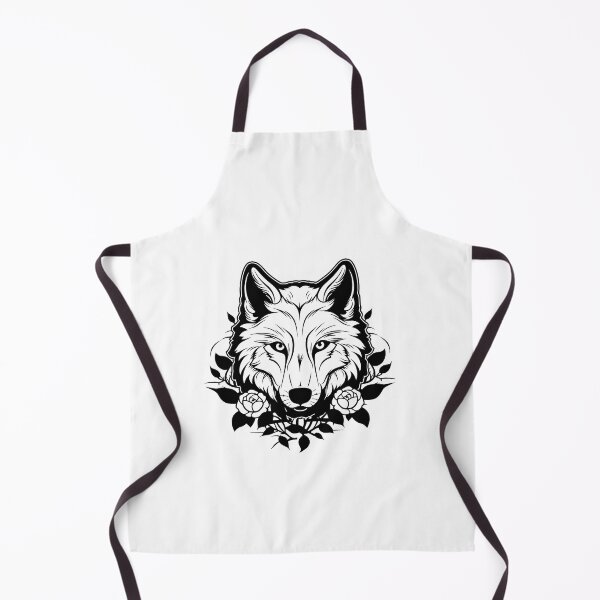 Artikelvorschau, Wolf mit Blumen Mädchen, Wolf mit Blume, Wolfsliebhaber entworfen und verkauft von JJT0724.