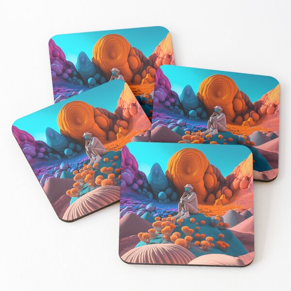 Item preview, Pintura, deserto, paisagem,landscape, flowers, mountain, colorful, unique,  designed and sold by afpnegocios.
