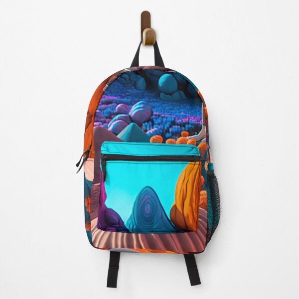 Item preview, Pintura, deserto, paisagem,landscape, flowers, mountain, colorful, unique,  designed and sold by afpnegocios.