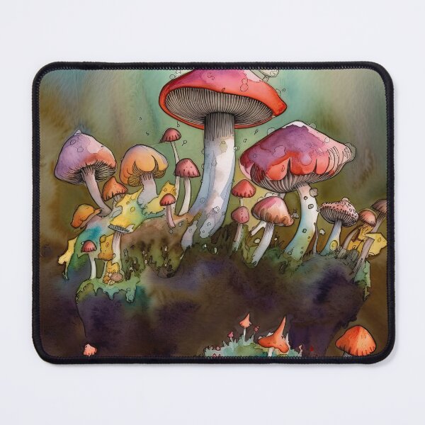 Item preview, MUSHROOMS WATERCOLOR designed and sold by ArtbyRolleen.