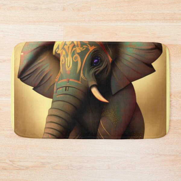 Item preview, Golden Painted Elephant designed and sold by DreamOfMorpheus.