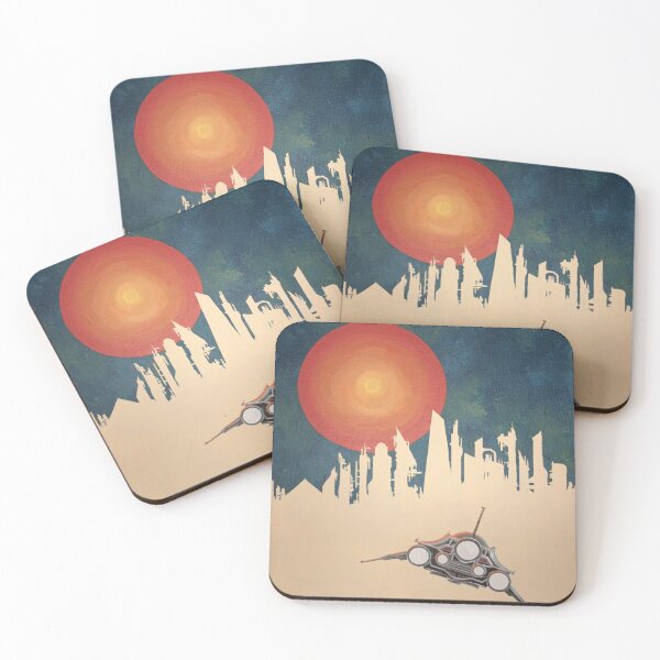 Item preview, Cities of Saturn designed and sold by TedPogoPaints.