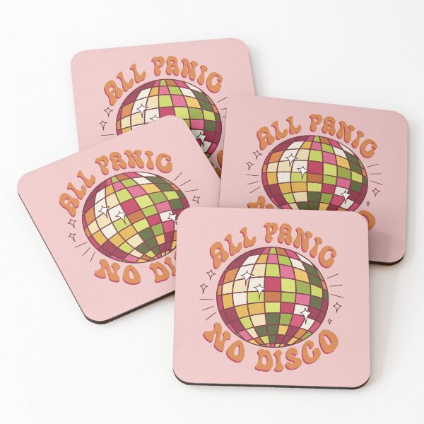 Item preview, All Panic No Disco - Pink designed and sold by PepperLime.