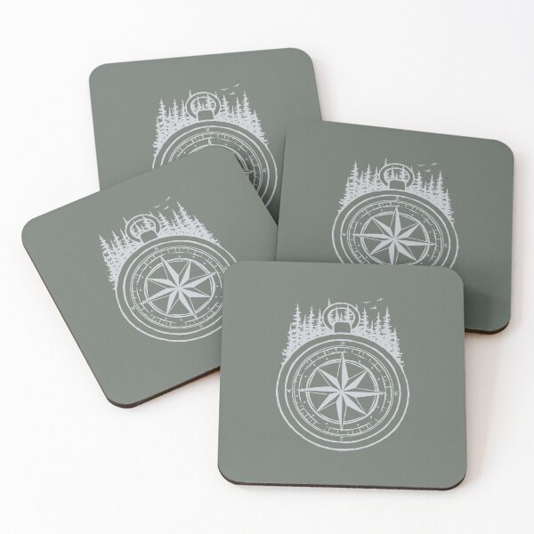 Item preview, Northern Compass (Green) designed and sold by Sarah Lumley.