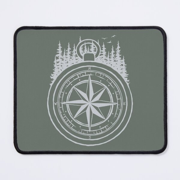 Item preview, Northern Compass (Green) designed and sold by Sarah Lumley.