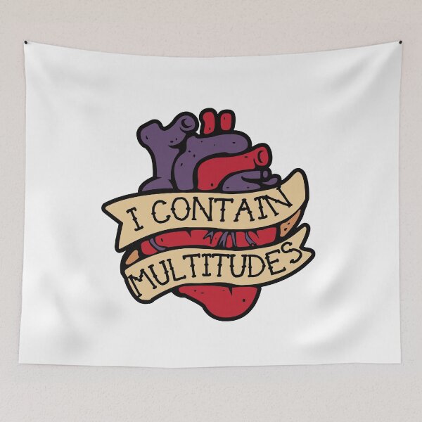 Item preview, Contengo multitudes designed and sold by remerasnerdas.