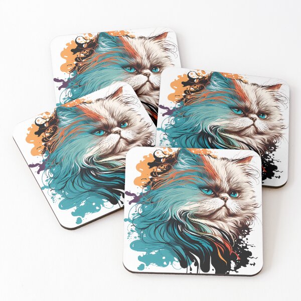 Item preview, Persian, Long-haired and Great Family Cat designed and sold by MVDigitalArt.