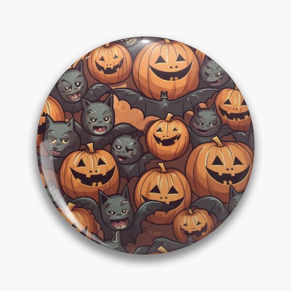 Item preview, halloween smiling pumpkins designed and sold by DigitalPixelize.