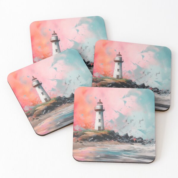 Item preview, Lighthouse facing a storm designed and sold by pixed-art.