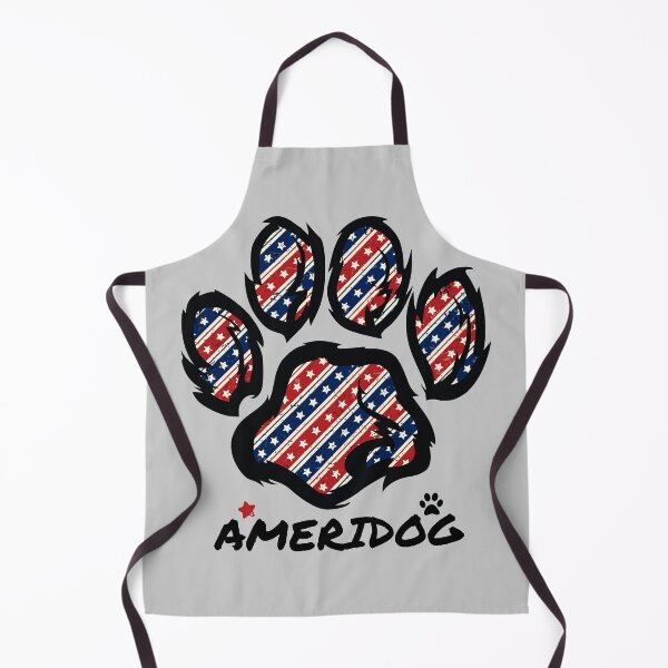 Item preview, Ameridog, Illustration with patriotic mascot print designed and sold by Malogue.