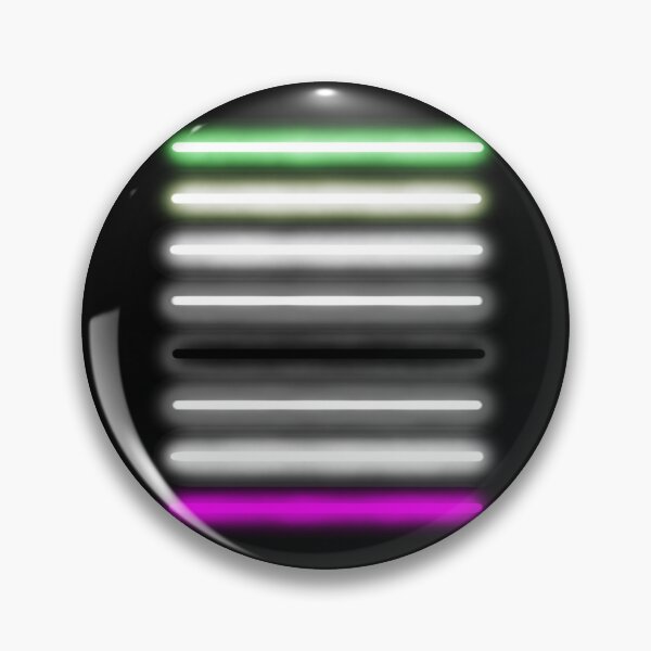 Item preview, Minimalist Neon AroAce Pride Flag designed and sold by O1RSH.