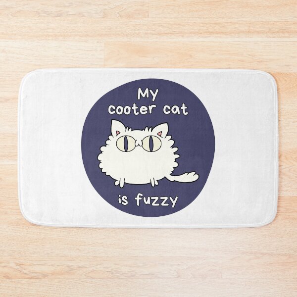 Item preview, Cooter Cat is Fuzzy designed and sold by PixiesPlace.