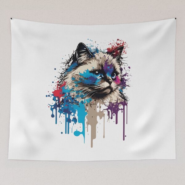 Item preview, Ragdoll, Large-sized Cat designed and sold by MVDigitalArt.