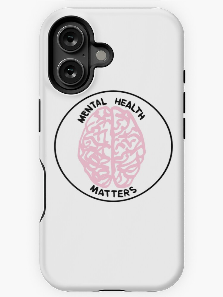 Aperçu 1 sur 4. Coque iPhone avec l'œuvre Questions de santé mentale créée et vendue par acoollamb.