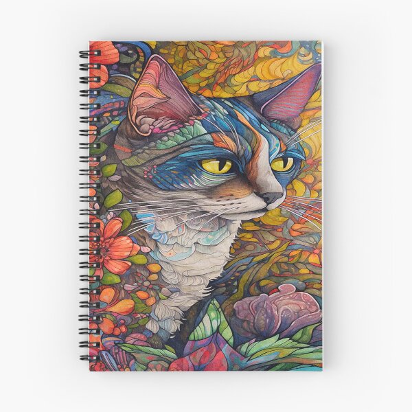Item preview, Flowered Cat designed and sold by BetOova.