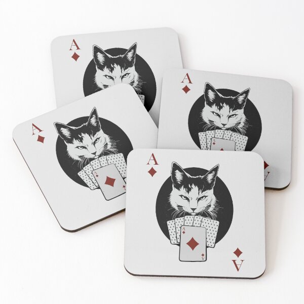 Item preview, Cat Ace of Diamonds Cool designed and sold by Hic21.