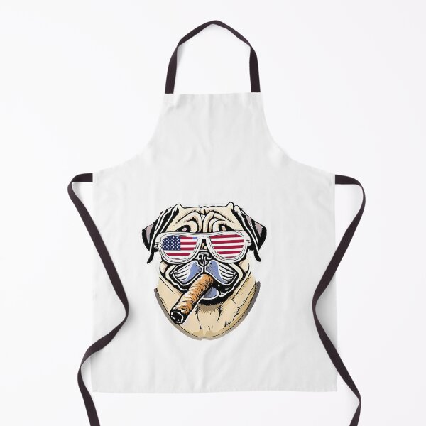 Item preview, pug wearing sunglasses and smoking cigar designed and sold by DeluxBee.