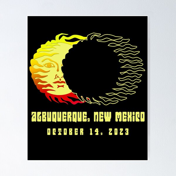 Item preview, Annular Solar Eclipse OCTOBER 2023 Albuquerque designed and sold by Greenbaby.