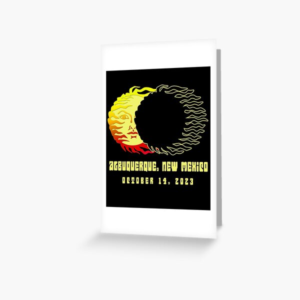 Item preview, Annular Solar Eclipse OCTOBER 2023 Albuquerque designed and sold by Greenbaby.