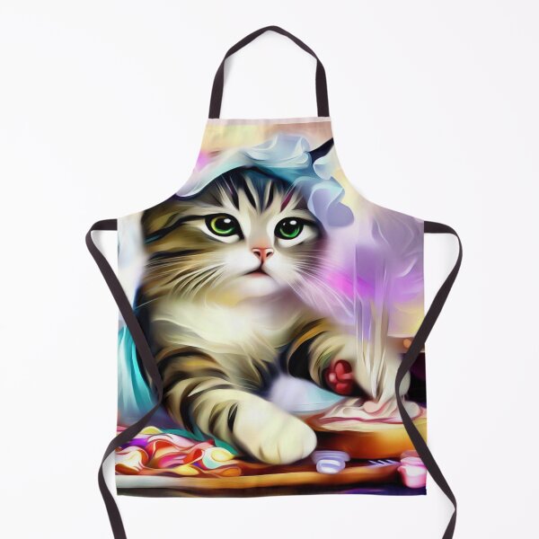 Item preview, cat cooking chef designed and sold by GLORY-LIFE.