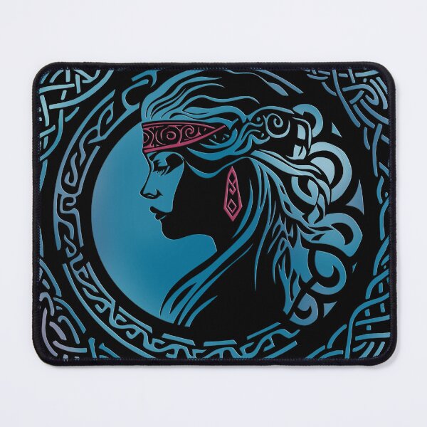 Item preview, viking woman, celtic woman, viking girl, viking ornament, celtic motif, for mom designed and sold by PRYMULLART.