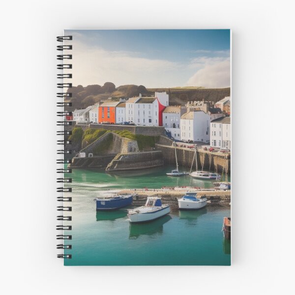 Item preview, Tenby Harbour With Boats & Colourful Houses designed and sold by BBGIFTSUK.