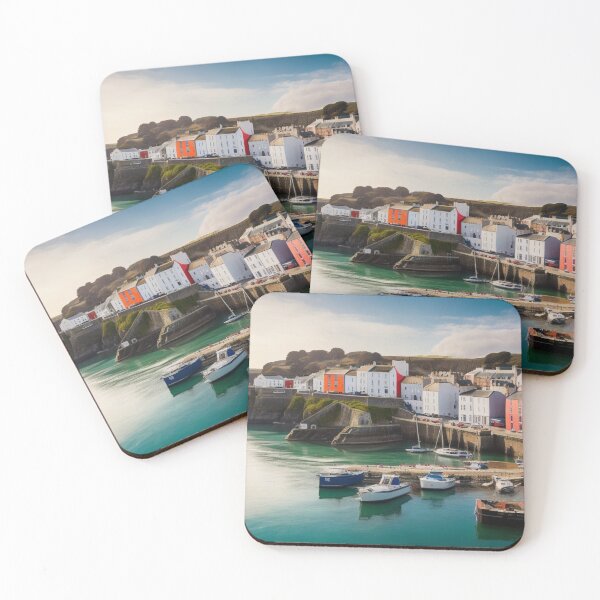 Item preview, Tenby Harbour With Boats & Colourful Houses designed and sold by BBGIFTSUK.