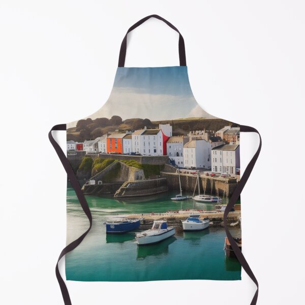 Item preview, Tenby Harbour With Boats & Colourful Houses designed and sold by BBGIFTSUK.