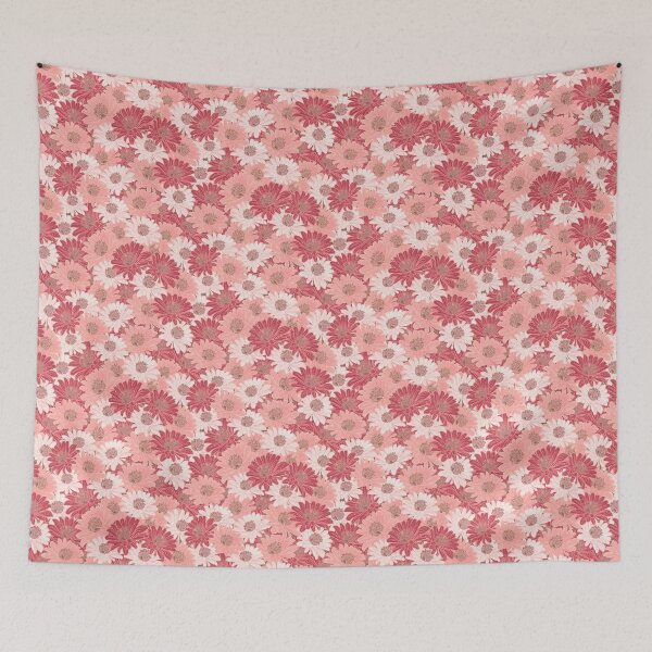 Item preview, Daisy Meadow Delight  - Orange Red designed and sold by Ale's Art.