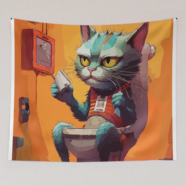 Item preview, Cat on the throne designed and sold by randynash.