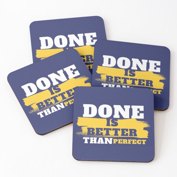 Item preview, Done is Better Than Perfect / Positive Saying  designed and sold by TGAL2.