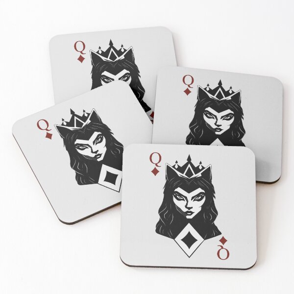Item preview, Cat Queen Poker Red Sexy Gothic designed and sold by Hic21.