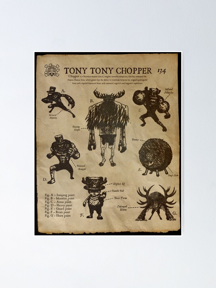 TonyTony Chopper / Tony Tony Chopper Monster Point sheet, Character design,  Official reference, Set…