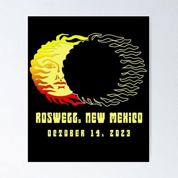 Item preview,  Annular Solar Eclipse OCTOBER 2023 Roswell designed and sold by Greenbaby.