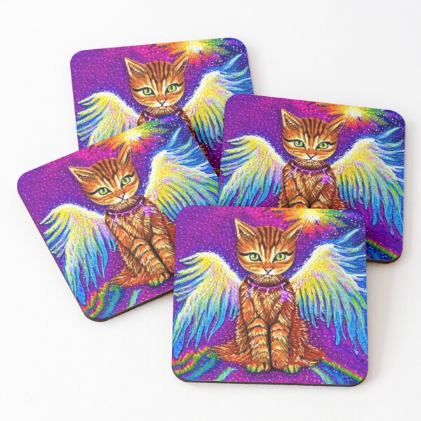 Item preview, Angel Cat. Pretty cat. Abstraction. designed and sold by Natalia-Vlad.