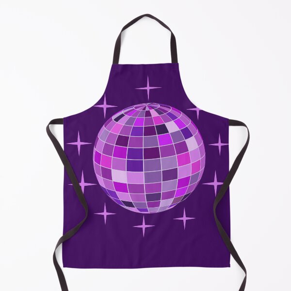 Item preview, Purple  Groovy Disco Ball with stars  designed and sold by Yasminepatterns .