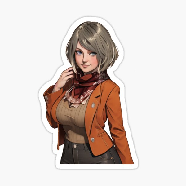 RE4 Moushley Sticker Mouse Ashley Graham Vinyl Decals for 